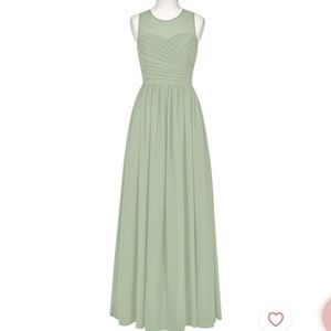 Azazie Nina Bridesmaid Dress in Sage
